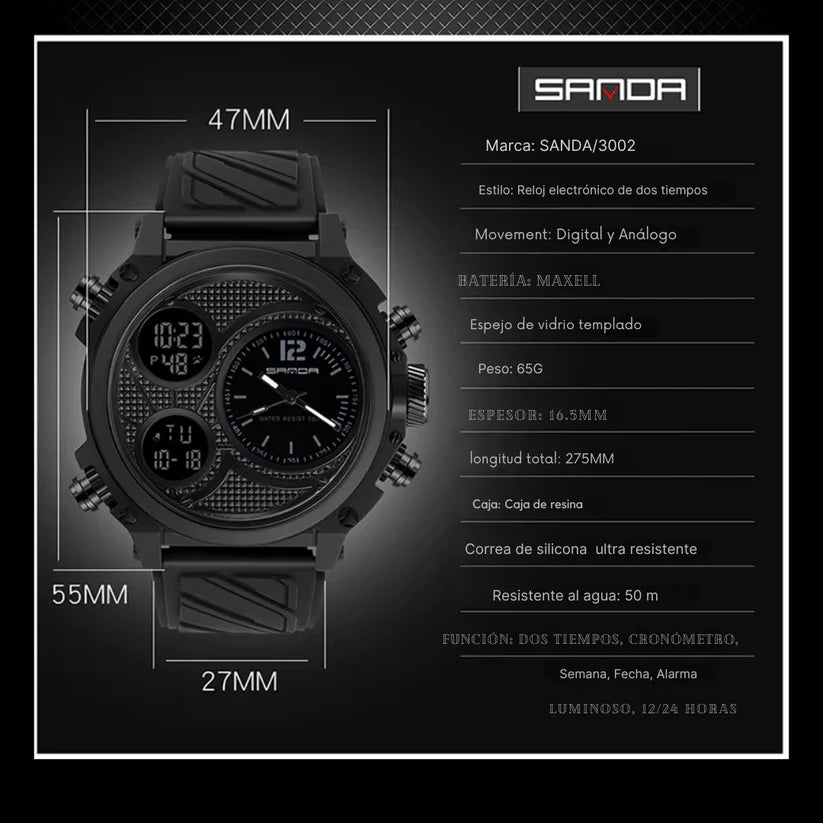 Reloj Sanda - REF 3002